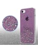 cadorabo Hülle für Apple iPhone 7 / 7S / 8 / SE 2020 Glitter in Lila mit Glitter