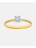 Diamant L'éternel Ring aus 375 Gelbgold mit 0.25 Karat Diamant