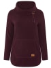Kangaroos Fleecepullover in aubergine