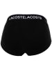 Lacoste Slip 5er Pack in Schwarz/Grau/Weiß