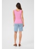 Cream Jerseytop CRRibba Slim fit in Begonia Pink