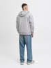 Jack & Jones Kapuzenpullover in Light Grey Melange