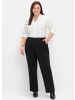 sheego Stoffhose in schwarz