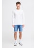 !SOLID V-Shirt in Weiß