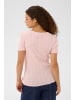 SAINT TROPEZ T-shirt GruSZ Fitted in Chalk Pink Melange