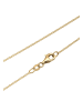 Elli Halskette 925 Sterling Silber Geo, Rechteck in Gold