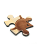 Mr. & Mrs. Panda Puzzlespiel Milch Keks Design mit Spruch in Weiß