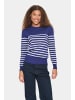 SAINT TROPEZ Strickpullover MilaSZ Gerade Passform in Midnight Sail