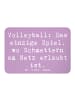 Mr. & Mrs. Panda Magnet Spruch Volleyball Schmettern mit Spruch in Lavendeltraum