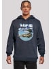 F4NT4STIC Hoodie YES Chrome Island in marineblau