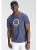 Delmao T-Shirt in indigo blau