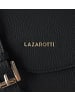 Lazarotti Bologna Leather Crossbody Umhängetasche Leder 22 cm black