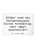 Mr. & Mrs. Panda Magnet Spruch Brüder Sternschnuppen mit Spruch in Weiß