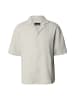 PEGADOR Short Sleeve Shirt in washed pearl grey