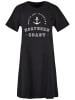 F4NT4STIC Ladies Tee Dress Northern Coast Nordsee Knut & Jan Hamburg in schwarz