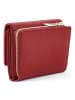 Lazarotti Bologna Leather XL Geldbörse mit Zip-Around Fach Leder 14 cm in red