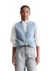 Marc O'Polo DENIM Ärmelloser Bouclé-Cardigan regular in Blue Dusk
