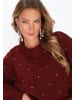 faina Sweater in wine red