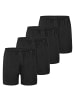 Schiesser Boxershort 4er Pack in Schwarz