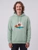 wat? Apparel Sweatshirt Sunrise & Lake in Aloe