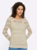 Heine Ajourpullover in champagner