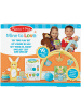 Melissa & Doug Puppen-Spielset Zeit zum Spielen mit Aktivitäten-Gym 16 Teile- ab 3 Jahren