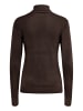 b.young Dünner Feinstrick Pullover Basic Langarm Rollkragen BYPIMBA in Braun