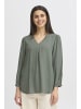Fransa Langarm-Bluse FROLINE Regular fit in Agave Green