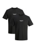 Jack & Jones T-Shirt Jorvesterbro in Schwarz