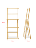 en.casa Badregal Lapinjärvi Bambus in Beige (H)152cm (B)53cm (T)31cm