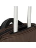 Dermata 2 Rollen Businesstrolley 41 cm Laptopfach braun