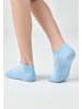 SNOCKS Kinder Sneaker Socken aus Bio-Baumwolle in Blau