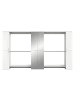 ebuy24 Garderobenmöbel ProjektX (5-teilig) Weiß 341 x 34 cm