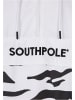 Southpole Windbreaker in white/black
