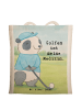 Mr. & Mrs. Panda Tote Bag Panda Golfen Design mit Spruch in Weiß