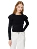Alexa Dash Blouse in Schwarz