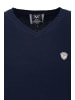 19V69 Italia by Versace V-Ausschnitt-Pullover Gino in blau