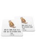 Mr. & Mrs. Panda Coaster Otter Kind mit Spruch in Weiß