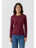 Oui Schmal geschnittenes Langarmshirt aus Modaljersey in Bramble Berry