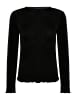 CARTOON Langarm-Shirt mit Kragen in Schwarz