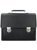 D&N Business Line Aktentasche Leder 40 cm Laptopfach in Schwarz