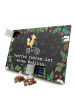 Mr. & Mrs. Panda Tee Adventskalender Fuchs Fahrrad fahren mit Sp... in Kreidetafel