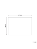 Beliani Kuscheldecke MATTA in Grau/Schwarz/Weiß - (W) 130 x (H) 0.5 x (L) 170 cm