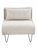 Beliani 2-tlg Einzelsofa VESTFOLD in Beige/Schwarz