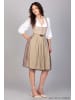 Edelnice Midi Dirndl Edith Champagner in creme