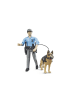 bruder Spielzeugauto 62150 Figurenset Polizist mit Hund