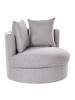 Beliani Sessel DALBY in Grau - (W) 82 x (H) 61 x (L) 82 cm