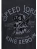King Kerosin King Kerosin KING KEROSIN Langarm Shirt mit Front- und Ärmeldruck Speed Lords in anthrazit