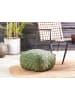 Beliani Pouf BODLA in Grün - (W) 50 x (H) 30 x (L) 50 cm