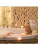 relaxdays 4x Seifenspender in Natur/Weiß - 225 ml